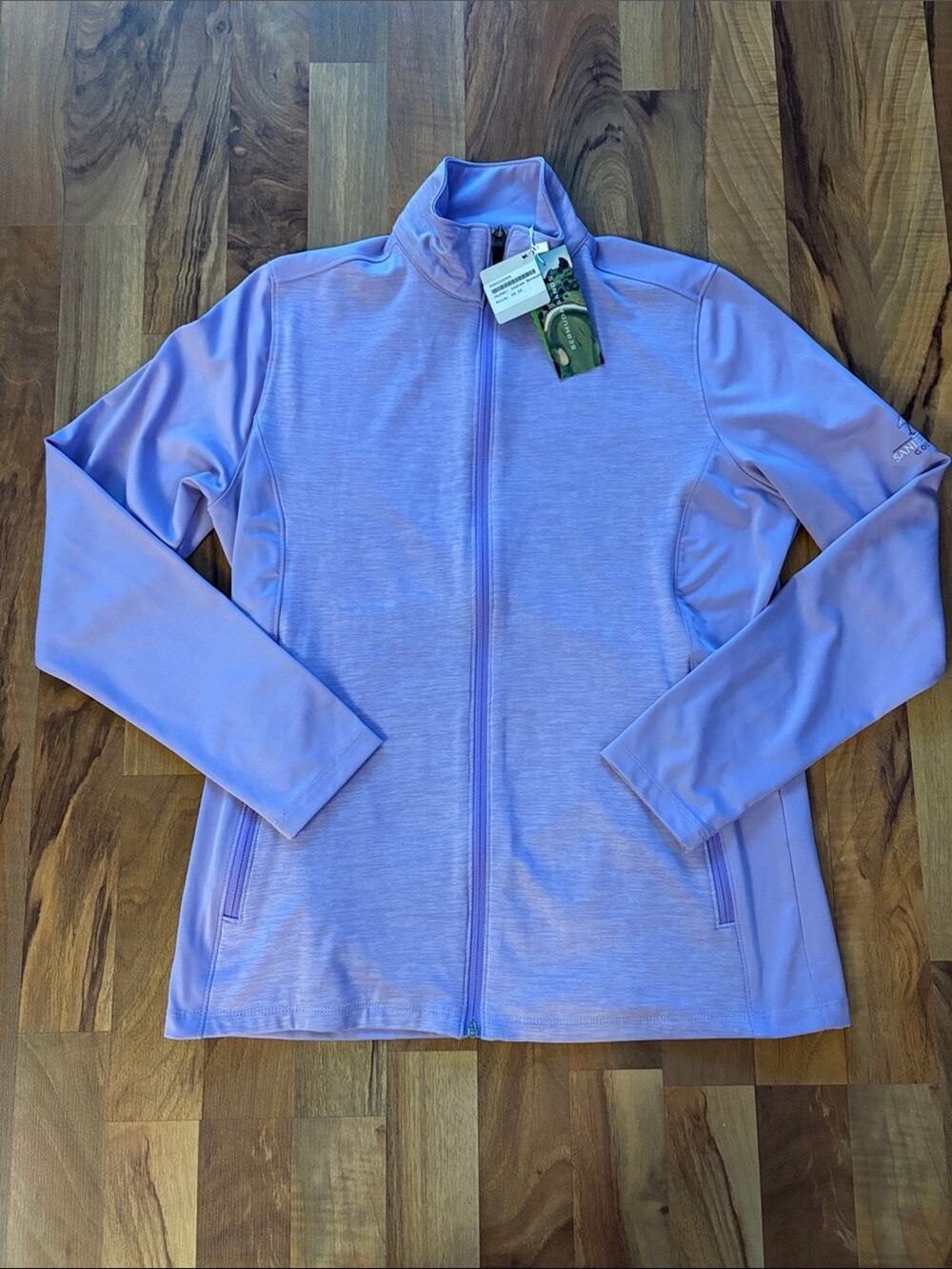 Bermuda Sands Women’s M Lavender Full‑Zip Utility Jacket NWT
